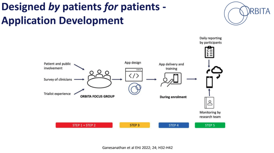 Application Development Flowchart for Orbita App